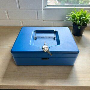 Security Money Box Proof Lock Safe Storage Cash Gun Jewelry Portable Safety